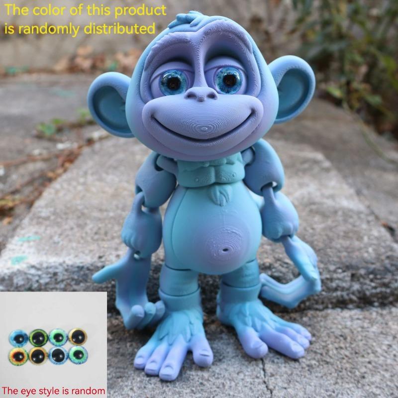 3D Printing Toy 3D Printing Climbing Monkey Joint Activity Landscaping Ornament Children's Toy