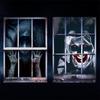Halloween 2-pack Door And Window Curtain Background Hanging Cloth Horror Ghosts Outdoor Decoration Scene Hanging Cloth