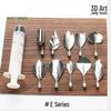 3D Stainless Steel Jelly Flower Piping & Carving Tool for Baking