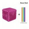 Children'S 3D Stereo Decompression Cube Silicone Sensory Toy, Baby Concentration Training Educational Building Blocks, Early Education Hands-On