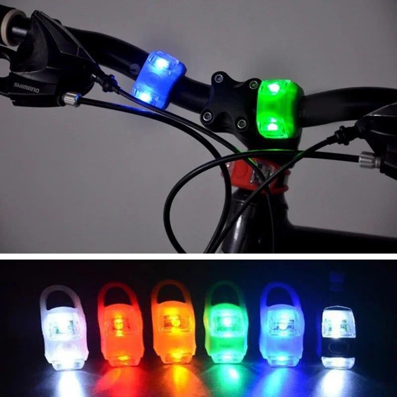 2Pcs Baby Stroller Night Alarm Light LED Caution Lamp Outdoor Remind Security Safety LED Flash Warning Lamp