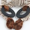 Cute Monkey Plush Squeaky Toy Soft Corduroy Pet Chew Toy for Puppy Interactive Tug