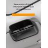 Scratch-Free Fastener Sunglasses Holder PU Leather Eyewear Protection Box  Car Interior Accessories