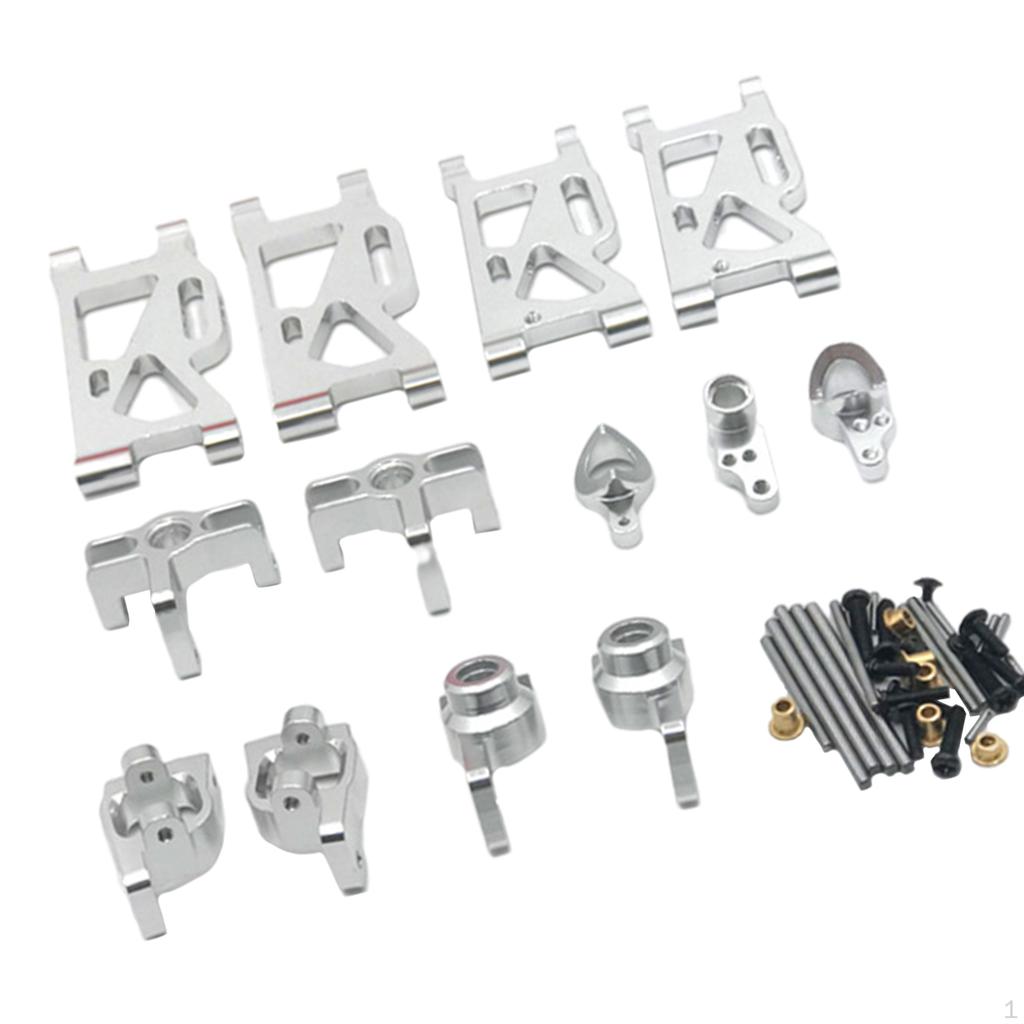 Metal RC Car Steering 4001 124019 124018 1/14 1/12 Model