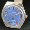 GENUINE VINTAGE CITIZEN AUTOMATIC 8200 JAPAN MENS BLUE DIAL WATCH a709323-1