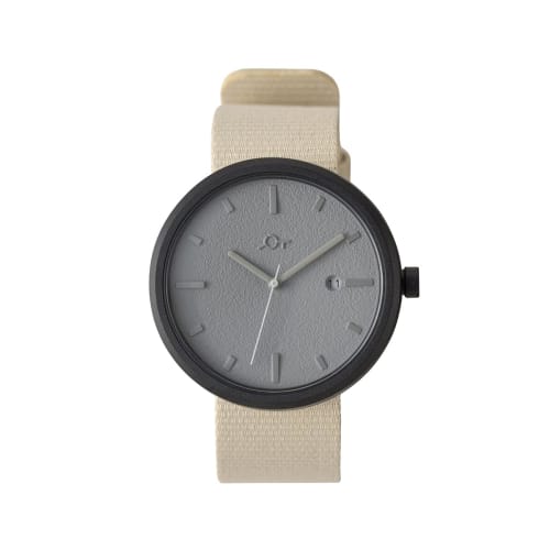 YOT WATCH Men's Analog Sustainable Watch, 40mm, Beige, A3-YW40BE