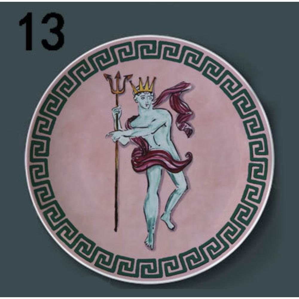 8’‘ Italian Ginori 1735 Neptune Journey Ceramic Plate Wall Decor for Living Room Bedroom