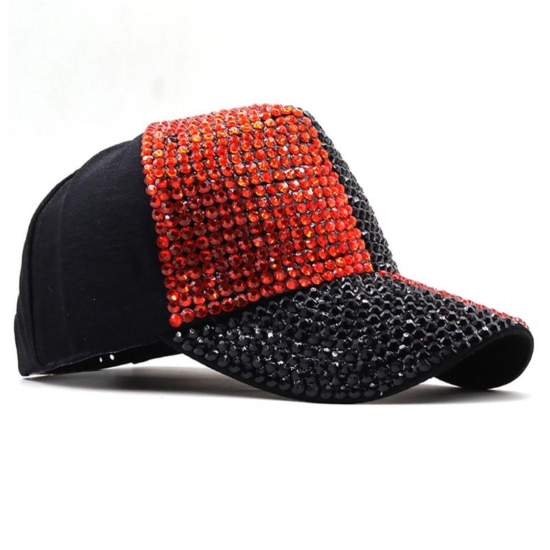

Summer for Rhinestone Baseball Cap Adjustable Caps Sunscreen Hats Fitted Casual Hip Hop Cycling Hats for Boy Girls Unise