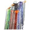 13 Cm X 1 Yard Pleated Fabric Transparent Edge Colorful Gradient Gradient Organza Lace Trim Rose Flower Pattern