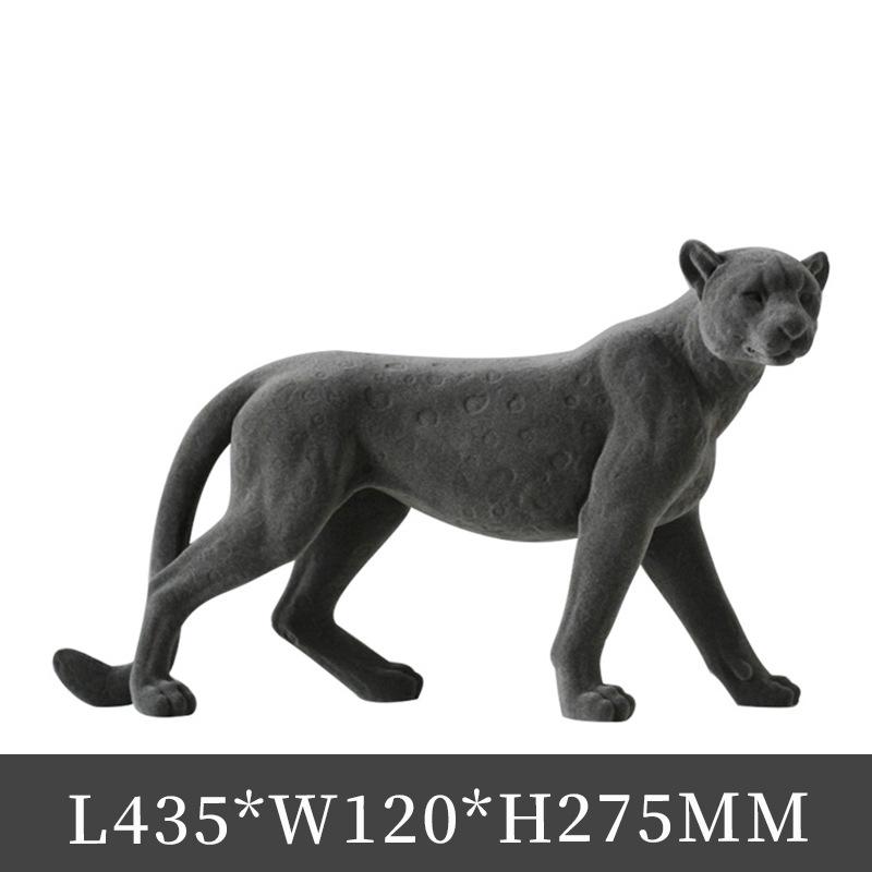 Elegant Leopard Figurine for Home or Office Decor