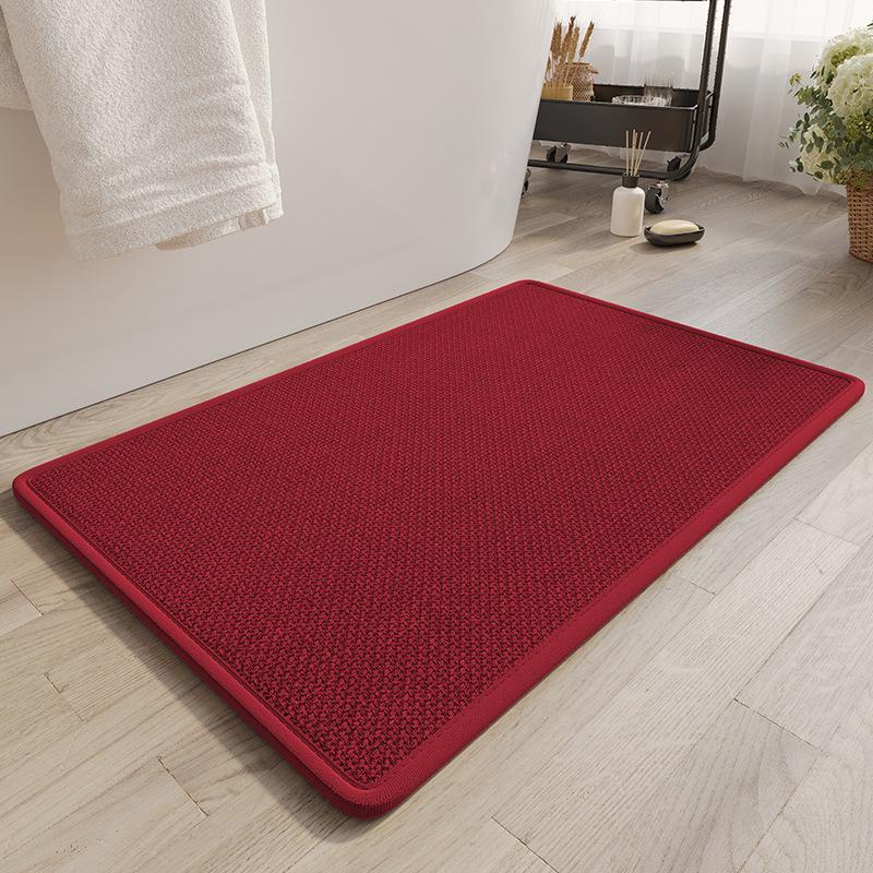 Bathroom Floor Mat, Toilet Absorbent Mat, Toilet Door Non-Slip Mat, Toilet Door Mat, Quick-Drying Carpet