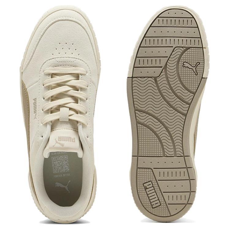 Puma Carina Mia Women Wear-resistant Low-top Skate Shoes Beige 402638-01