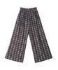 VIKINI VENDER Ethnic Slit Long Pants - Black