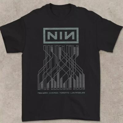 Nine Inch Nails Konzert Schwarz Herren T-Shirt Kurzarm S Bis 5Xl Geschenk Fans