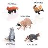 Deer Lion Raccoon Miniature Figurines Animals Models Simulation Animals Animals Action Figures