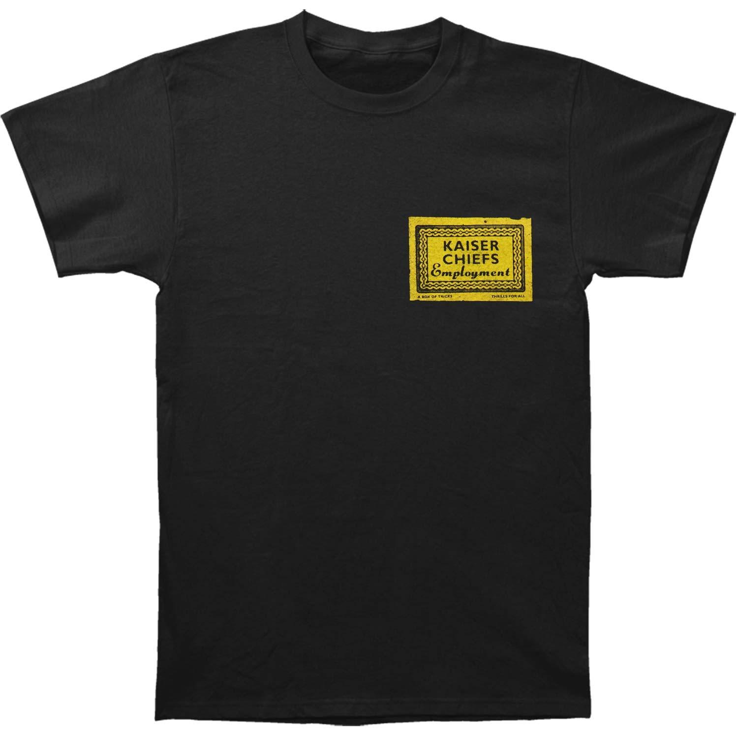 Men s Kaiser Chiefs Employment T-shirt Large Black M