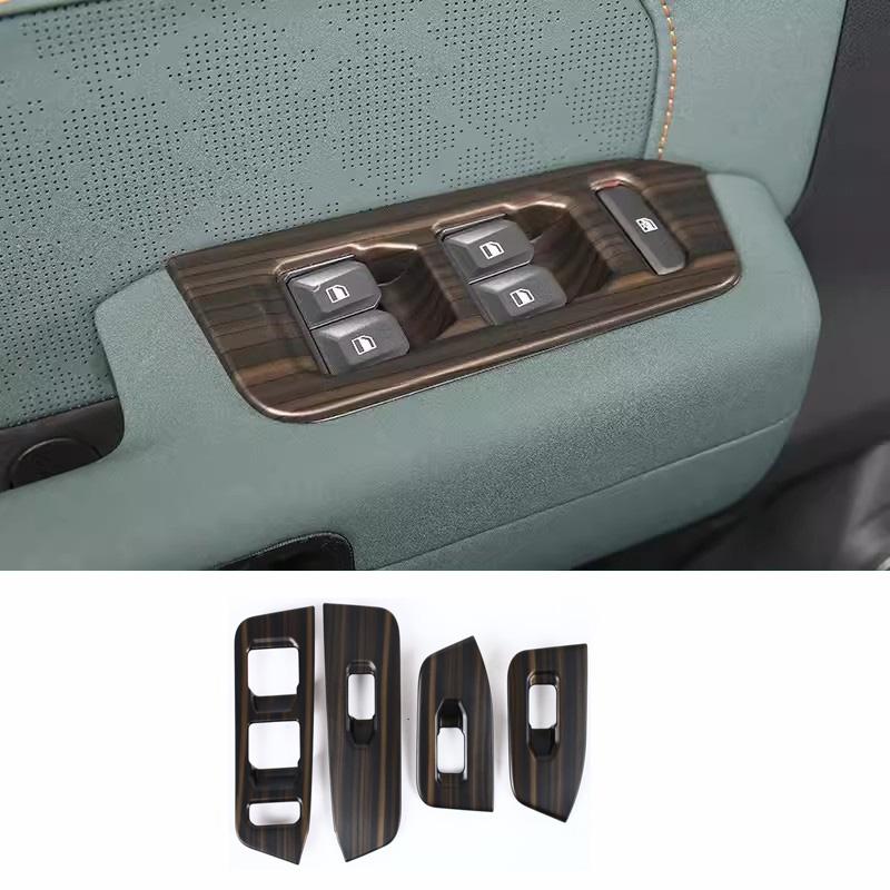 LHD For Chery Jetour Traveller T2 2024 Inner door armrest handle cover window lift switch glass contorl cover accessories