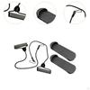 2 Pieces Stair Stepper Pedals Elliptical Machine Foot Accessories with Pull Ropes for Gym
