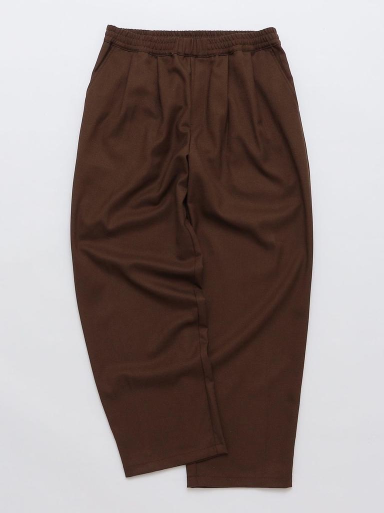 Ships Colors Men's Machine Washable TR Tapered Wide Trousers, Brown, Size S (213130127)
