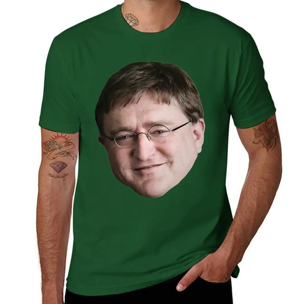 Gaben Gabe Newell Meme Tshirt Customs Design Your Own Korean Fashion Sublime Unisex T Shirt