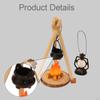 Doll House Camping Set Campfire 1/12 Scale Accessory Party Favors DIY Decoration Firewood Lamp for