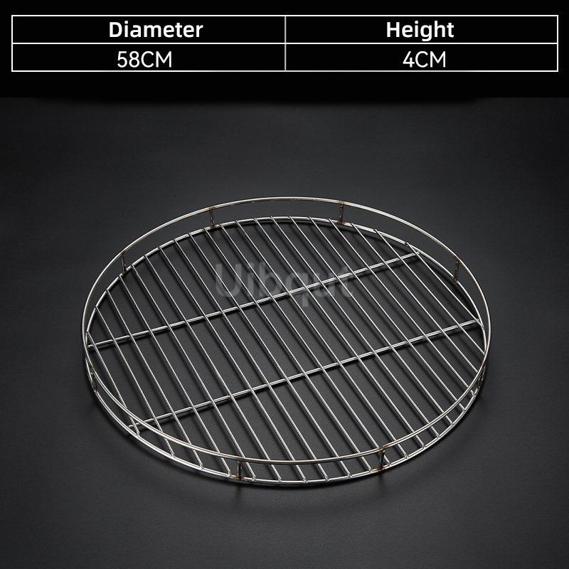 Extra Thick Meat Press Floating Meat Dedicated Rack Smoked Meat Rack Round Stainless Steel Steaming Rack Anti Burn Steamer Liner