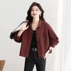 Sipai She Women's Petite Loose Lapel Jacket