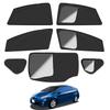 Mesh Heat Sun and Ventilation for Prius 30 Series Fits All Provides and Offers Magnetic Side and Back Door Includes UV Protection for 2-in-1 Curtains,