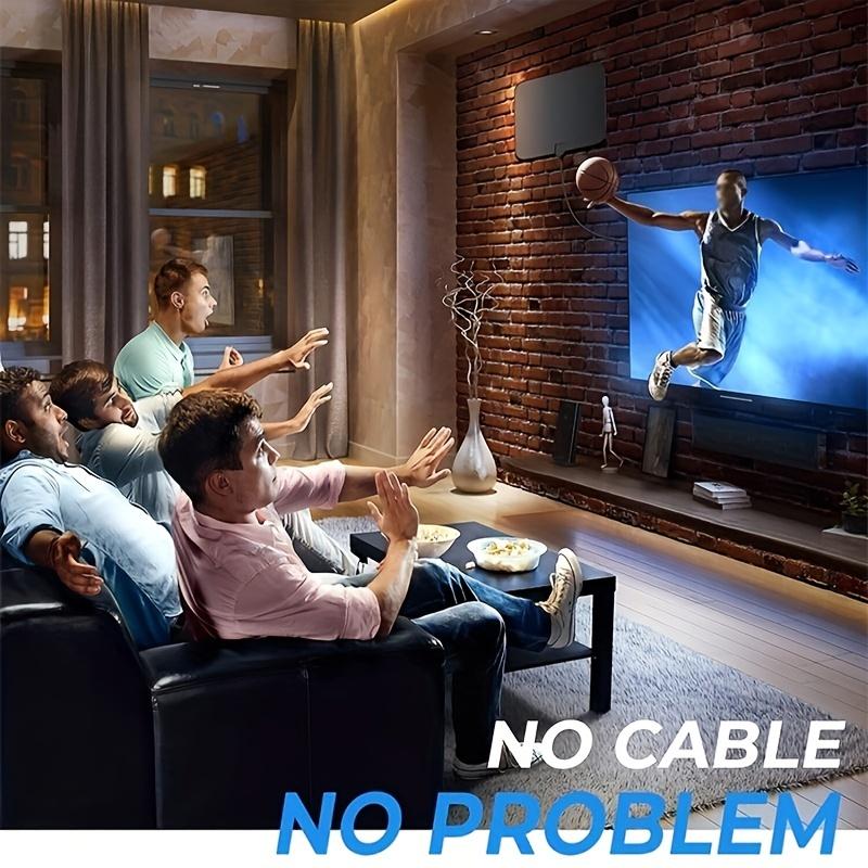 HD Digital TV Antenna Supports 4K 1080p Indoor Amplifier Signal Booster
