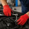 12 Pairs Anti-Skid Work Gloves Crinkled Coating High Grip Gloves  Industrial Use