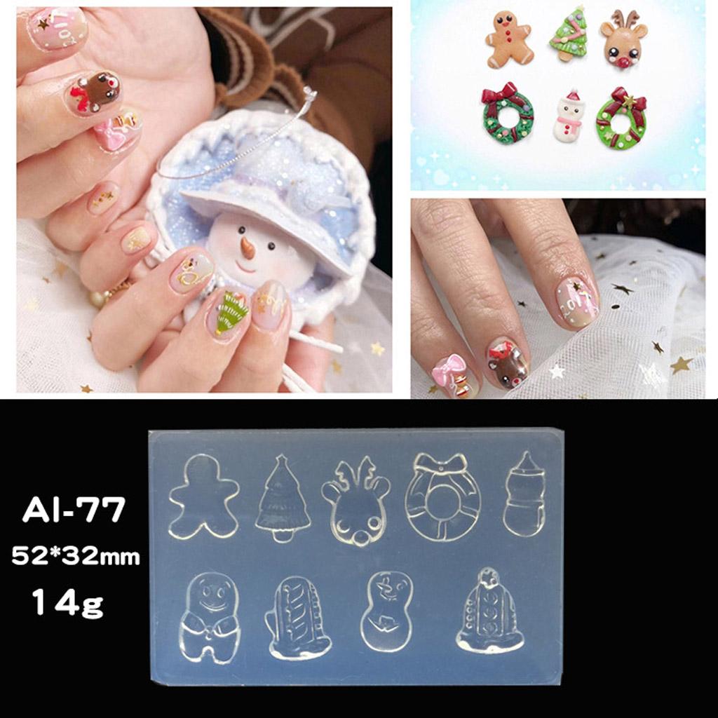 Silicone Rabbit Hanging Beads Molds DIY Pendant Jewellery Making Home Decor