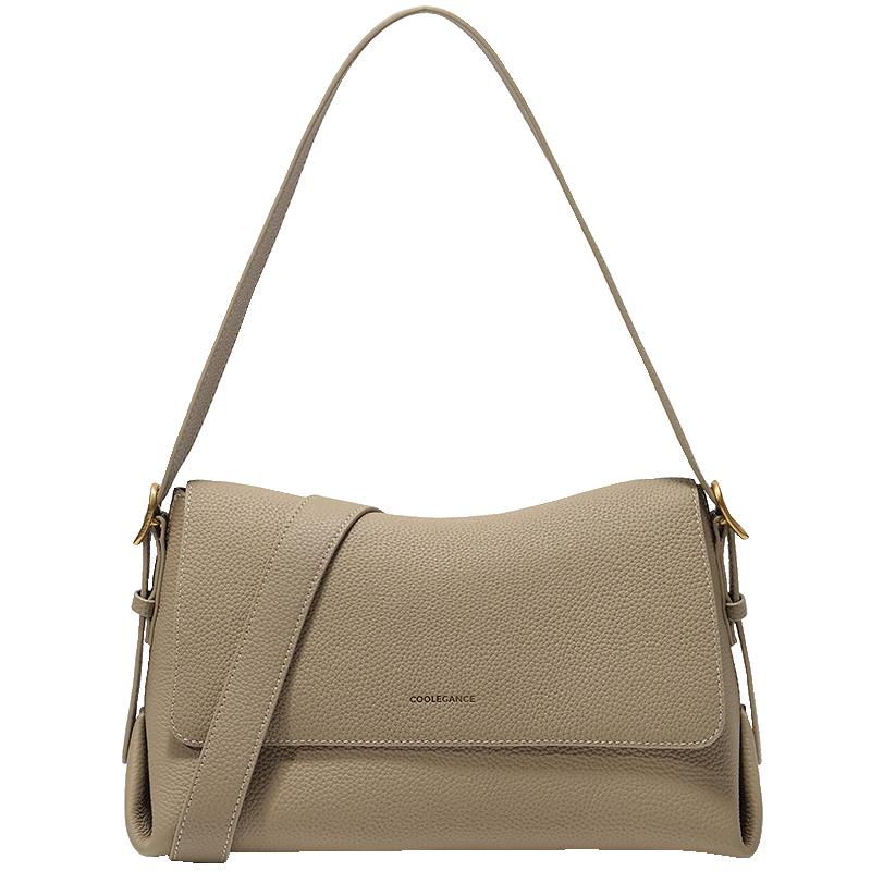 

BELLE Women s Genuine Leather Shoulder Bag F