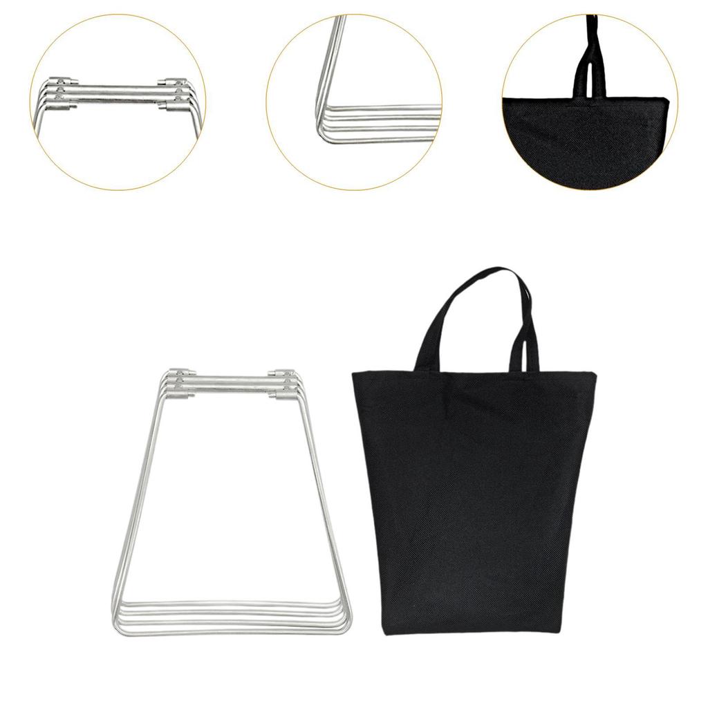 Foldable Cooling Stand Stable Fridge Ice Box Holder for Home Hiking Cooking