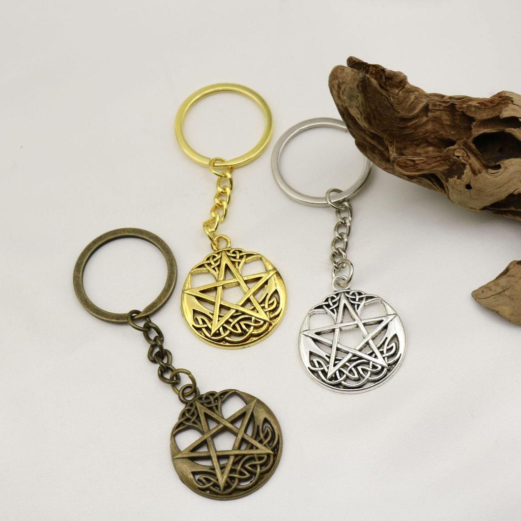 Five-Pointed Star Keychain Pendant