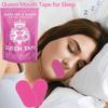 Hypoallergenic & Skin-Friendly Tape,Anti-snoring Sleeping Tape Easy Removal, Lifts Away Cleanly - No Irritation