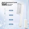 Liquid Hair Growth Comb Scalp Essential Oil Applicator Comb, Round Massage Ball Teeth Design, 10ml Capacity, Scrubber for Clear Leakproof Portable