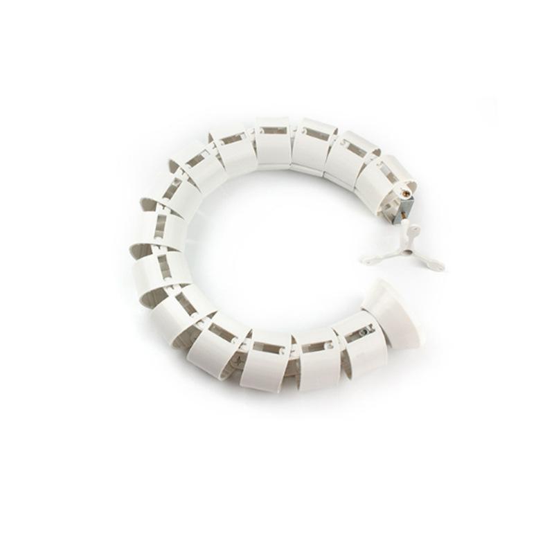 Office Desk Snake Threading Tube: Conference Table Lifting with Hidden Wire Management for Round/Square Cable Organization.