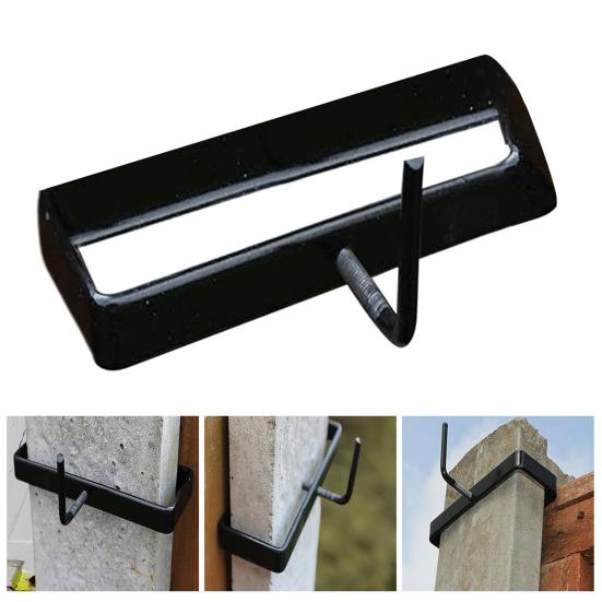 

1 комплект зажимов для бетонных столбов, прочные, не деформируются, легко устанавливаются, не требуют сверления, подвешивают мешки для выращивания растений, поверхность с порошковым покрытием, зажимы для бетонных столбов