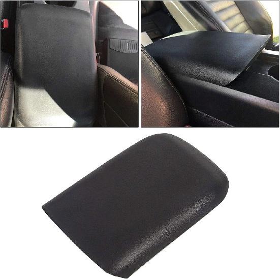 Dasbecan Center Console Armrest Lid Top Pad Compatible With Ford Mustang 2005-2009 Replaces# 5R3Z6306024AAC 5R3Z-6306024-AAC (Black)