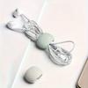 6pcs Silicone Cable Organizers - Multifunctional Cord Wraps for Earphones & Charging, Easy Travel Management Clips