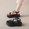 Ladies Shoes Platform Roman Style Open Toe Women's Sandals 2025 Trend Summer Comfortable Sale Comfort The Best Trending Elegant