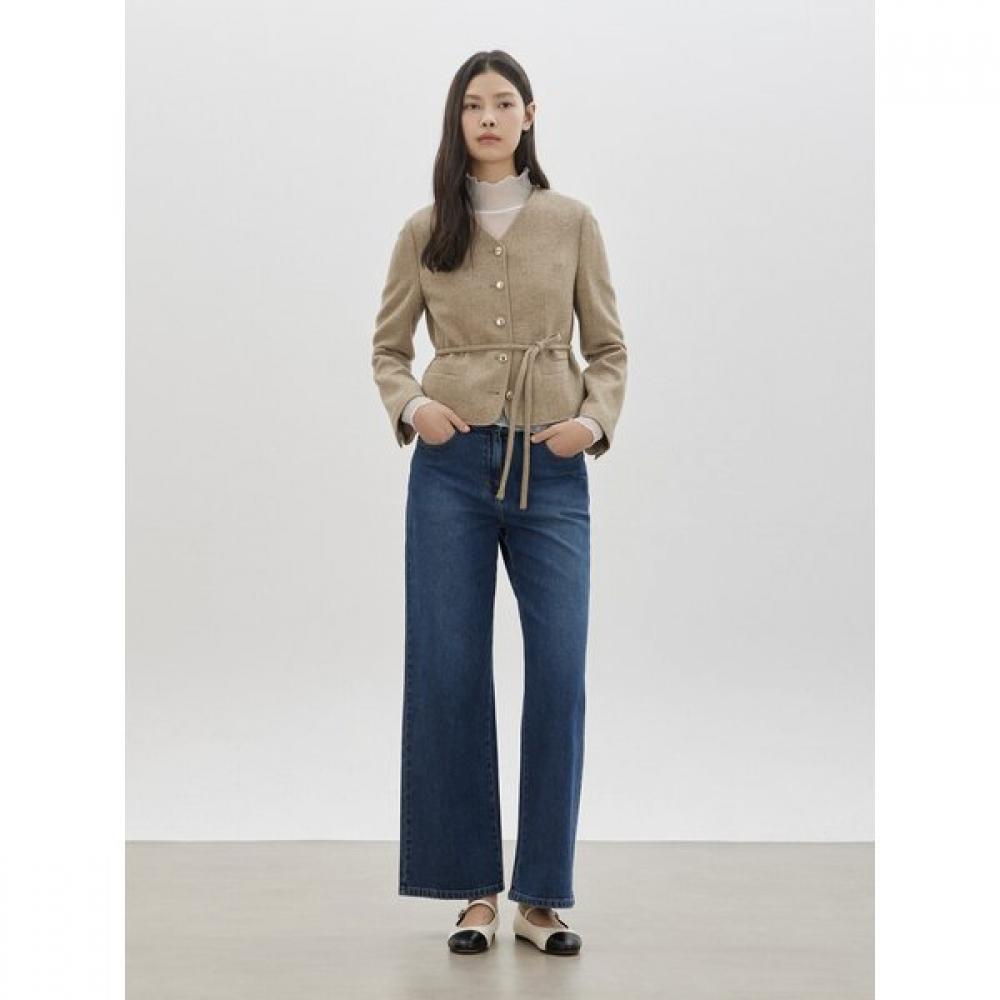 Cc Collect Wool 100 Colorless Short Jacket C261msf002