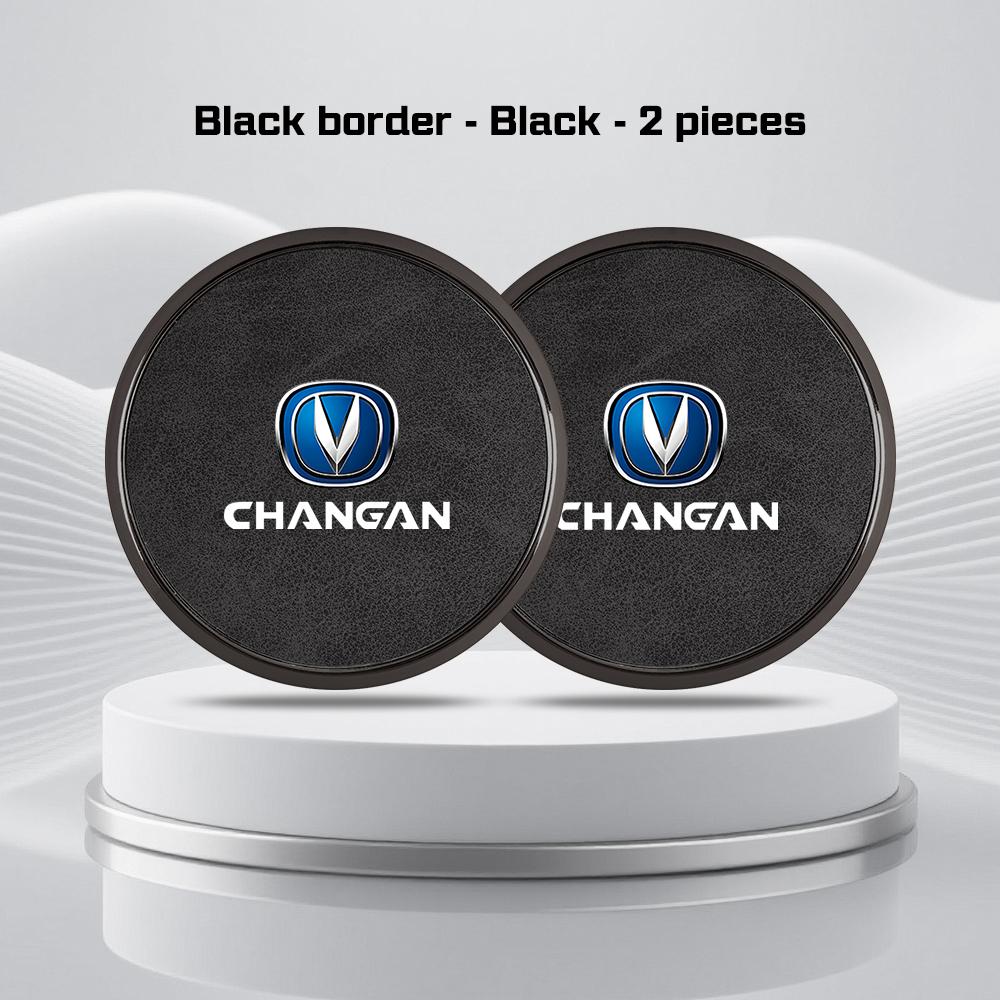 Universal Car Cup Holder Coaster Anti-slip Water-proof Cup Mat For Changan UNI-K CS35 CX70 CS85 CS55 CS75 CS15 F70 Accessories