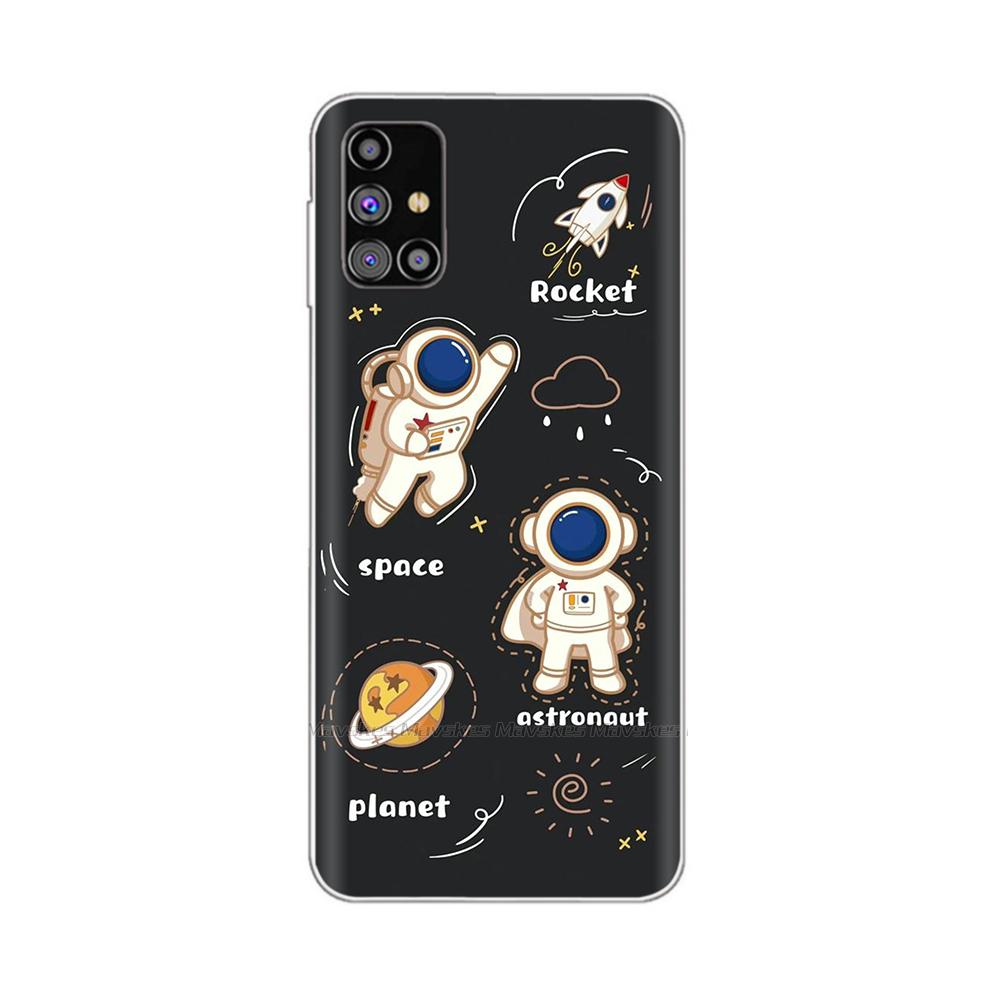 For Samsung Galaxy M31S Case SM-M317F M 31s Clear Shockproof Soft Silicone Protect Phone Case For Samsung M31s M317 Bumper Funda