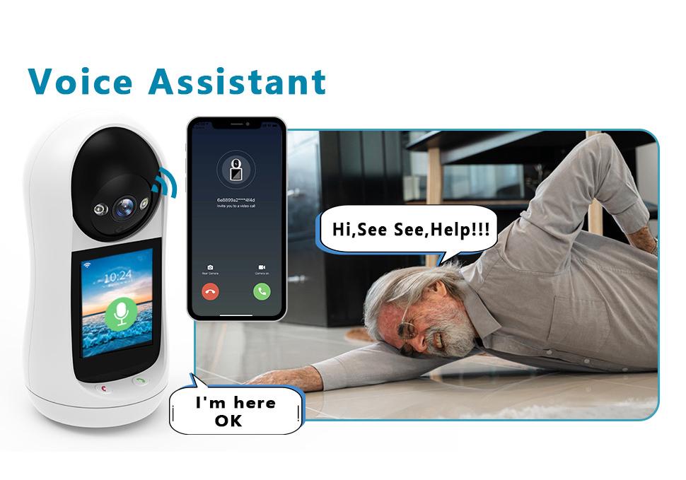 Smart Surveillance Camera: Two-Way Video Call & One-Key Home Call for Elderly and Baby Monitoring