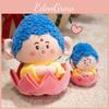 Little Buddha Plush Keychain Soft Pp Cotton Doll Spiritual Decor Gift For Adults