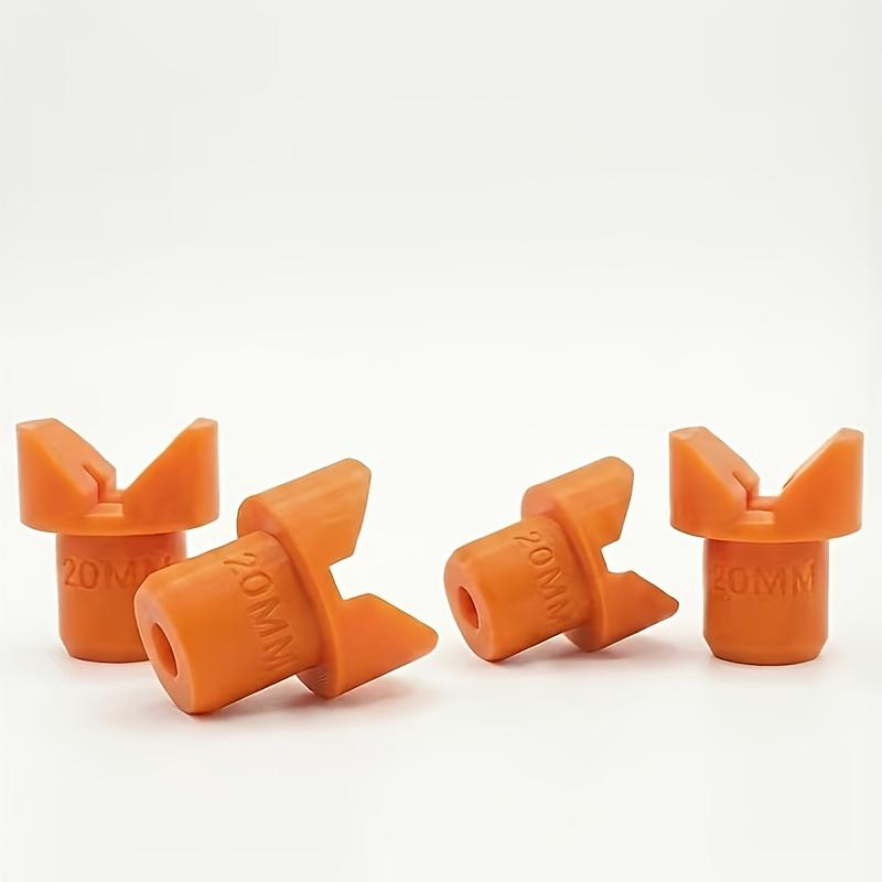 Heavy-Duty V-Clamps | Suitable for MFT Workbench, 19/20mm Hole Size, Plastic Fixing Clamps for Round and Square Parts