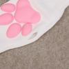 3D Silicone Cat Paw Fingerless Women's Plush Gloves