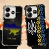 Ukraine Aesthetic Plating Phone Case For Xiaomi Poco X5 X6 X7 X8 Pro Max F8 Ultra F7 M8 M7 M5S Redmi 15C 15 14C 13C 13 X3 12C F6