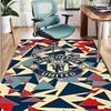 Football United F.C Pattern Rug, Indoor/Outdoor Mat, for Picnic, Gameroom, Bedroom, Office, Living Room, Home Decor Carpet, Birthday Gift